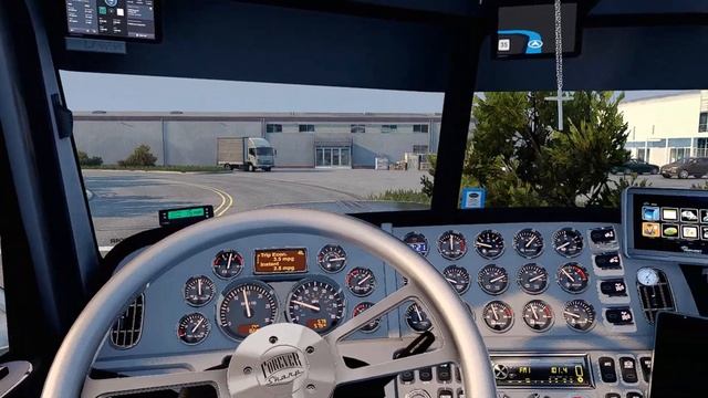 Hauling Oversized Load through the Salem City in my Rolling 389 Peterbilt - American Truck Simulato смотреть онлайн