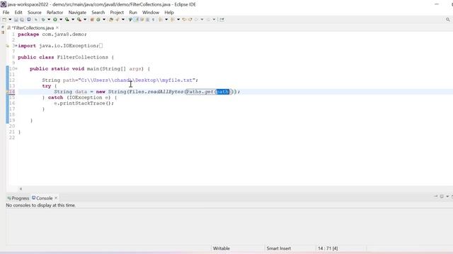 How to Read File in String Type Using Java 8 Features || File Handling- Part 4 смотреть онлайн