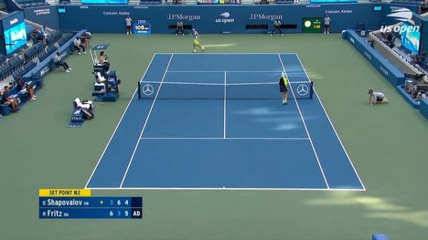 Denis Shapovalov vs Taylor Fritz | US Open 2020 Round 3
