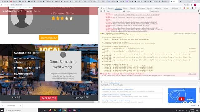 LOFI ART - React Restaurant Site - Adding Images & Google Maps to Home Page - Time Lapse смотреть онлайн