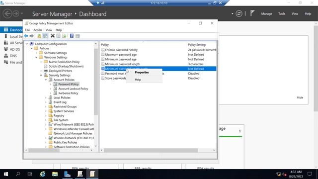 how to change password policy in windows server 2019 смотреть онлайн