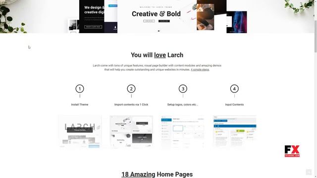 Larch - Responsive Minimal Multipurpose WordPress Theme Theobald смотреть онлайн