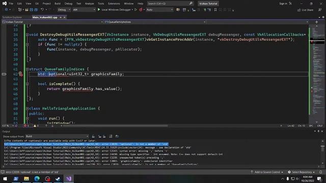 Vulkan C++ Setup - Visual Studio 2022 GLFW GLM - Basic Window Part 3 - Base Code смотреть онлайн