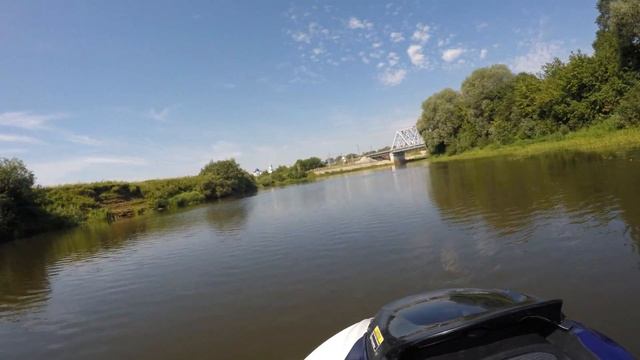Покатушки на гидроцикле Yamaha GP1200R Ковров- Боголюбово-Ковров 26.07.2018 смотреть онлайн