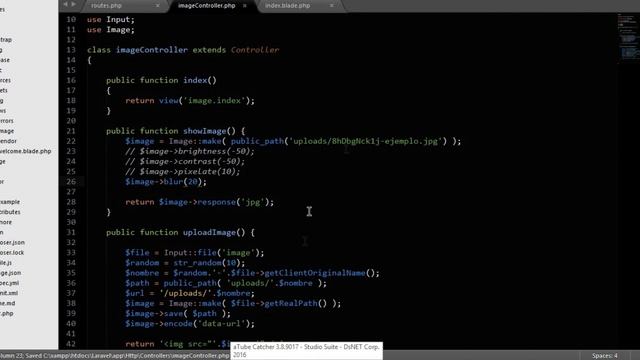 Intervention image con Laravel 06 | pixelear, difuminar y "enfocar" смотреть онлайн