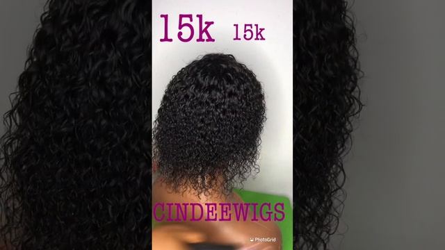Curly fringe wig 100% human hair available for 15,000 naira only смотреть онлайн