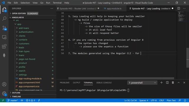 Angular 10 Tutorial #47 - Lazy Loading in Angular | Angular 10 Tutorial For Beginners смотреть онлайн