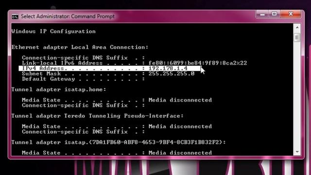 Find your IP Address using Command Prompt CMD смотреть онлайн