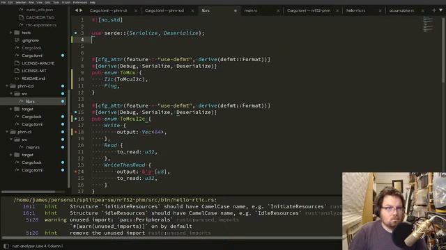 Splitpea Keyboard Development in Rust смотреть онлайн