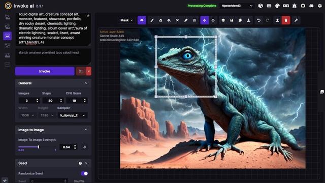 InvokeAI - Canvas Drivethrough #1