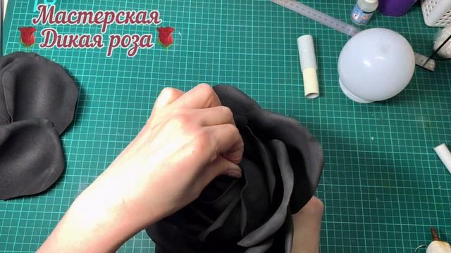 Светильник "Черная роза" из зефирного /Мастер-класс/DIY/WILD.ROSE_WORKSHOP смотреть онлайн