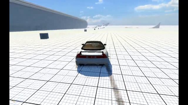 Beam NG Drive Honda NSX Testing and Cliff Side map! смотреть онлайн