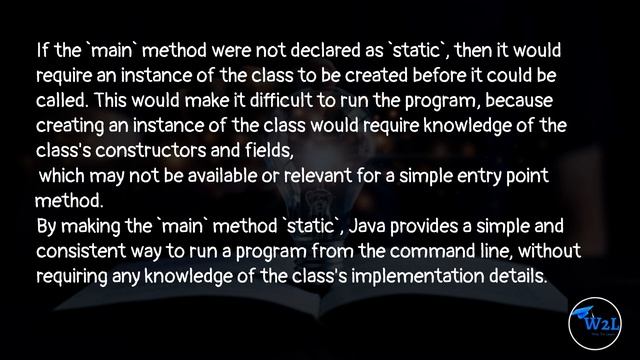 Why is the main method static? | Core java Interview/placement preparation | Lecture 17 смотреть онлайн