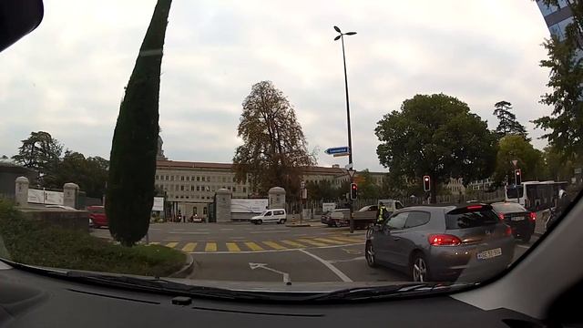 Geneva (Genève, Genf, Ginevra) Downtown, Canton Of Geneva, Switzerland – Onboard Camera