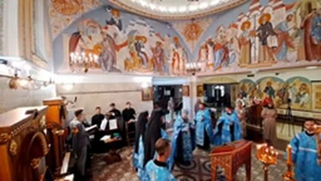 Всенощное бдение в храме МинДА (20 июля 2023 г.) смотреть онлайн