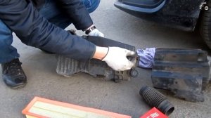Замена воздушного фильтра Ситроен С4 1.6-115л.с. / Замена фильтра Ситроен / Air filter Citroen C4