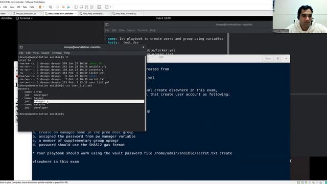 Question 15 Create users and Groups using Ansible Playbook Ex294 Urdu | Hindi смотреть онлайн
