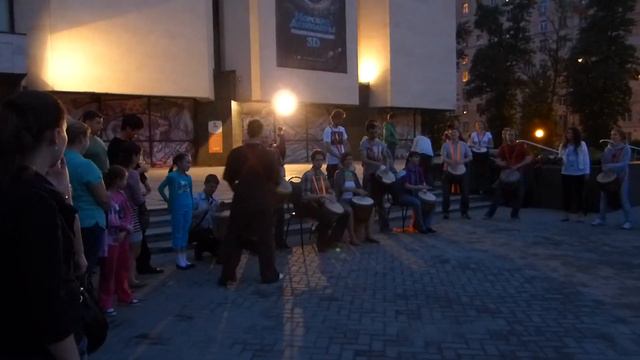 Sun Drums, Джем на Болотной площади, Москва. смотреть онлайн