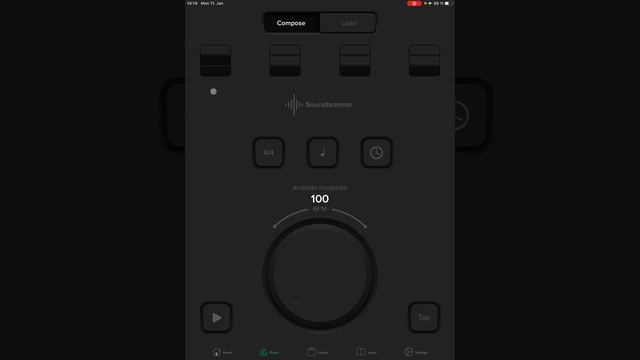 Soundbrenner Metronome App - Basic Set-Up