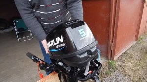 Первый запуск лодочного мотора Marlin MP 5 AMHS