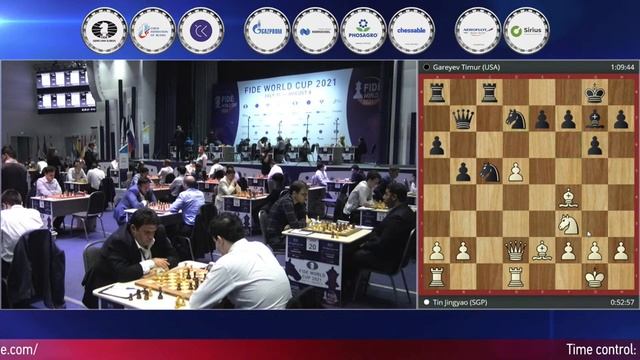 FIDE World Cup 2021 | Round 1 - Game 1 | смотреть онлайн