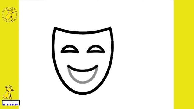 ? COMO DESENHAR UMA MASCARA (de teatro) смотреть онлайн