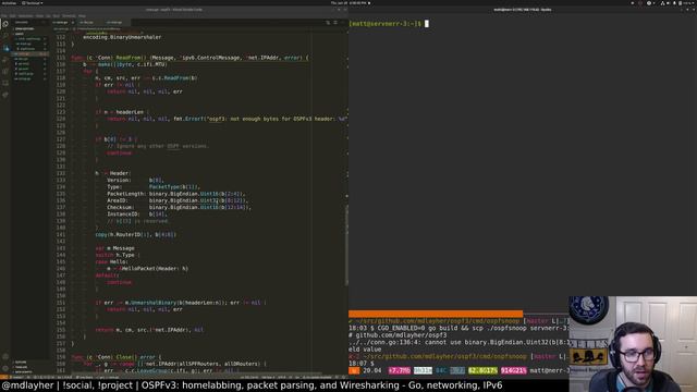 OSPFv3 part 1: homelabbing, packet parsing, and Wiresharking (January 28, 2021) смотреть онлайн