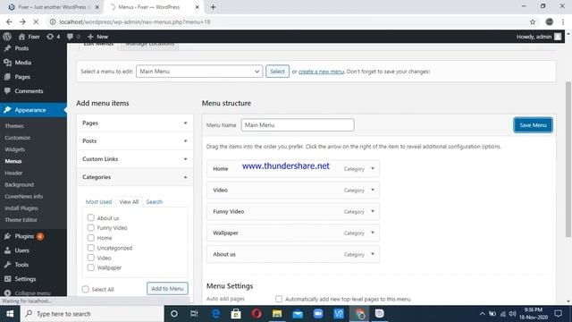 How to Create Categories and Menu in Wordpress in 2020 on Window 7/10|Wordpress Course in Urdu/Hind смотреть онлайн