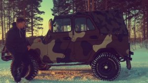 #Тюнинг #УАЗ-469 переделан из гражданского в военный