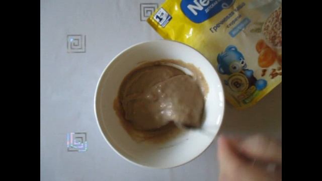 Гречневая молочная каша с курагой Nestle - для детского питания смотреть онлайн