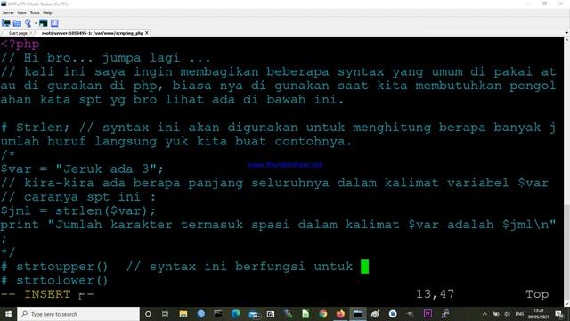 Menghitung panjang, membesarkan dan mengecilkan huruf di PHP смотреть онлайн