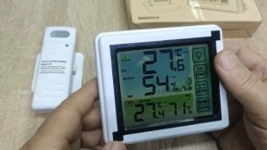Беспроводная сенсорная метеостанция EN8822-D (гигрометр + термометр) до 3х датчиков