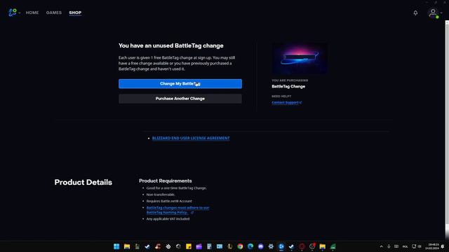 How To Change Battlenet Name?