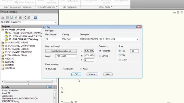 AutoCAD Electrical_Ryuzin (08 03 The DIN Rail Tool) смотреть онлайн