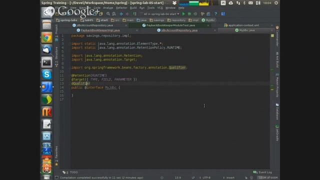 Warsaw Spring Lab 05 - Java-Based Configuration смотреть онлайн
