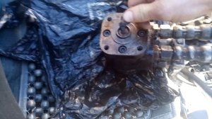 Насос дозатор и гидро цилиндр на самодельный мини погрузчик, обзор, работа, испытание)))