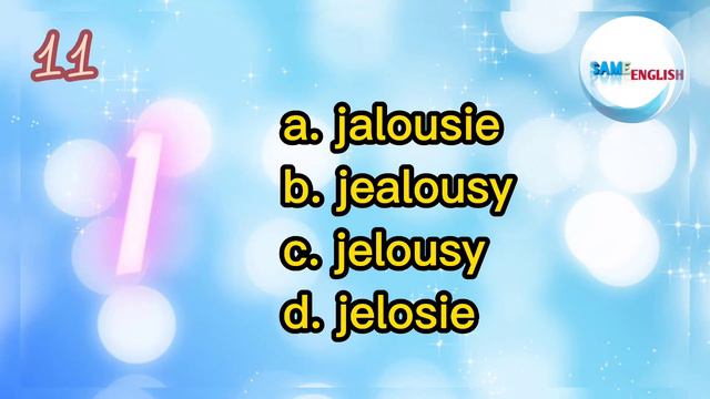 Spelling Quiz [Easy] | Test Your Spelling Ability смотреть онлайн