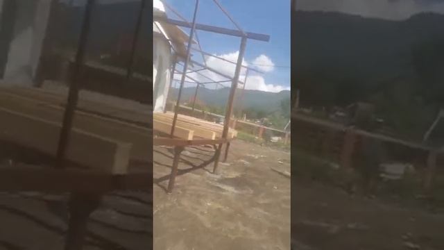 18. Собрали каркас терассы | Купольный дом на свайном фундаменте по шагам | Компания «Сфера-Дома» смотреть онлайн