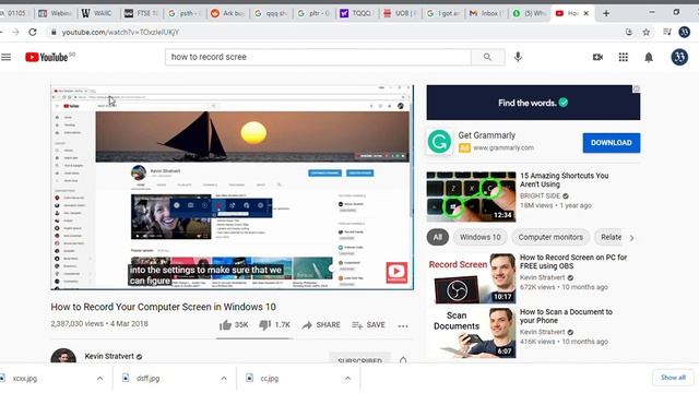 How to Record Your Computer Screen in Windows 10 YouTube Google Chrome 2021 02 03 12 10 07 смотреть онлайн