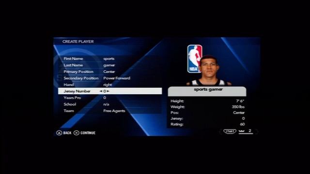 NBA Live 10 (PSP) Create a Player смотреть онлайн