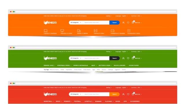 Venezo - eCommerce Bootstrap 4 Template смотреть онлайн