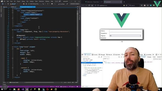 Alper ile Vue.js - B024 - Default Slot içeriği ve İsimli Slotlar #AlperİleVueJs смотреть онлайн