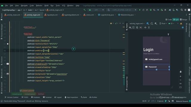 Login and Signup Page Ui Design | Android Development Basic To Advance | Free Source code. смотреть онлайн