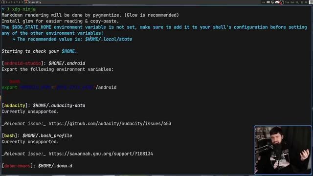 Clean Up Your Home Directory Clutter With XDG Ninja смотреть онлайн