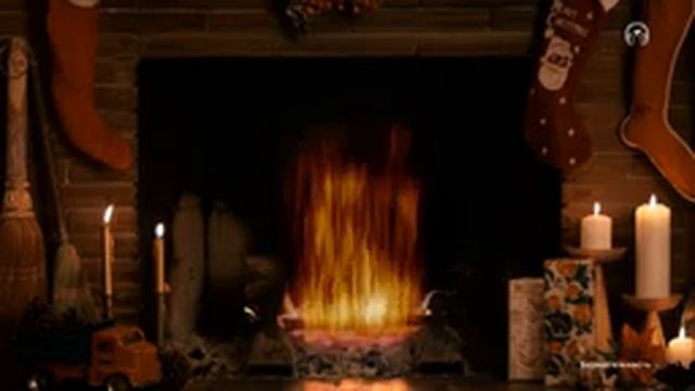 Потрескивающие звуки камина для сна, 5 часов смотреть онлайн