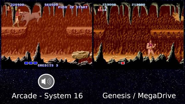 Altered Beast arcade vs Genesis complete game [720p60] смотреть онлайн