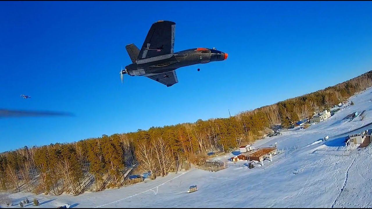 Пляж Академгородка, Новосибирск. Полет за самолетом и крылом. смотреть онлайн