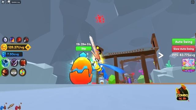 ALL EASTER EGG LOCATIONS - OP BOOST FARMING METHOD | Sword Fighters Simulator | Update 13 смотреть онлайн