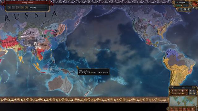 EU4 - Three Mountains Timelapse (Shogun Vassal Swarm) смотреть онлайн