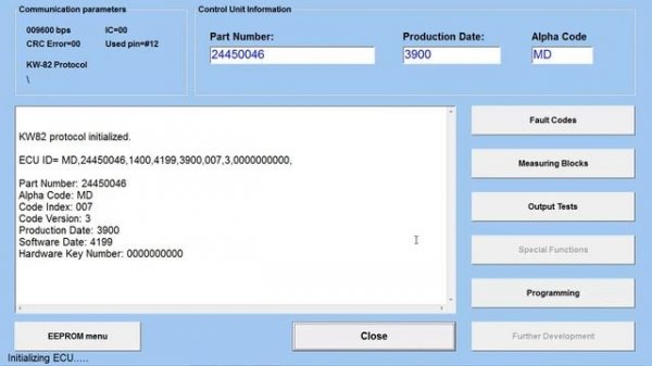 How to reset insp Opel Astra G service interval with opcom